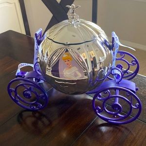 Disneyland 100th anniversary Cinderella’s coach popcorn bucket. New never used